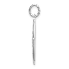 Sterling Silver Rhodium-plated Spanish Lady of Guadalupe Medal Pendant - 2