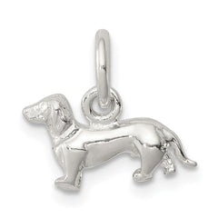 Sterling Silver Dog Charm - 3