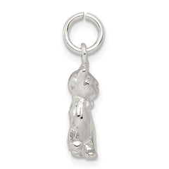 Sterling Silver Cat Charm - 4