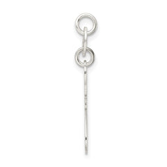 Sterling Silver Polished Cat Charm - 2