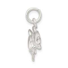 Sterling Silver Dolphins Charm - 3