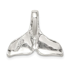 Sterling Silver Whale Tail Charm - 2