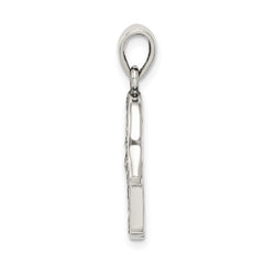 Sterling Silver Antiqued Hamsa Pendant - 2