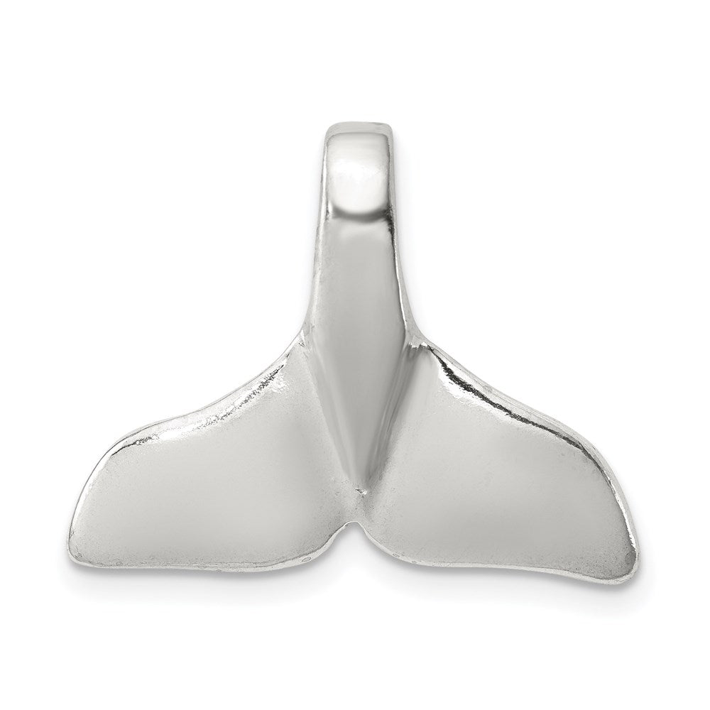 Sterling Silver Whale Tail Charm - 2