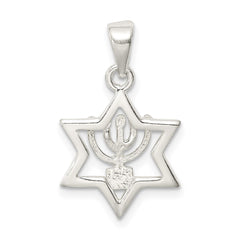 Sterling Silver Star of David Pendant