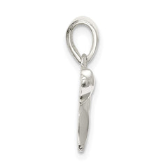 Sterling Silver Polished Chai symbol
