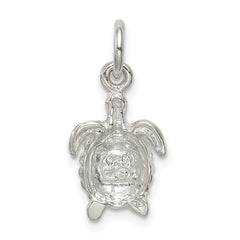 Sterling Silver Turtle Charm - 4