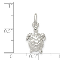 Sterling Silver Turtle Charm - 4