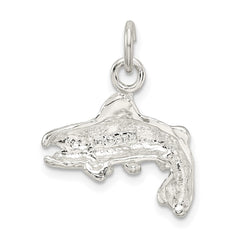Sterling Silver Fish Charm - 3