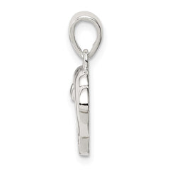 Sterling Silver Polished Dolphin Pendant - 3
