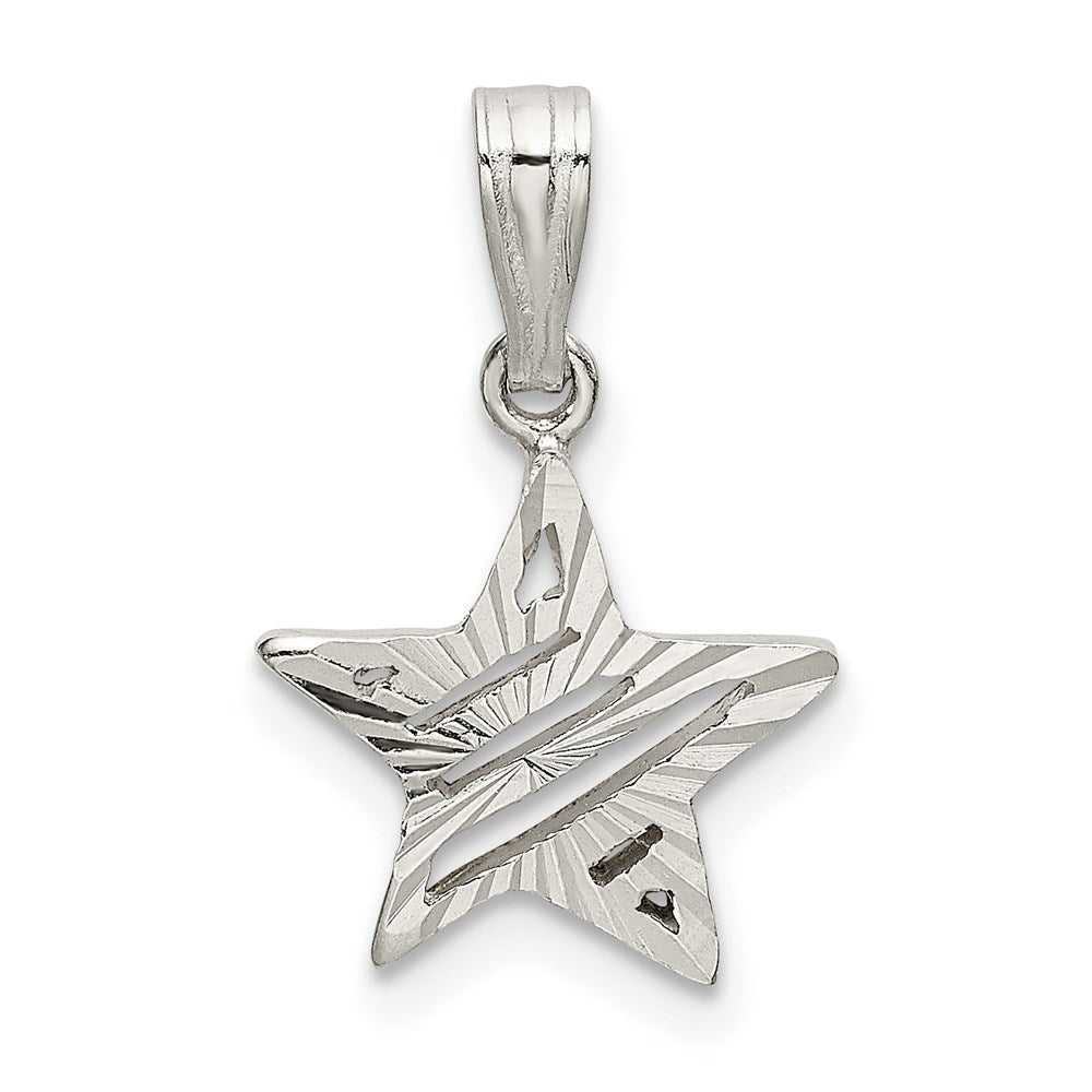 Sterling Silver Star Charm - 8