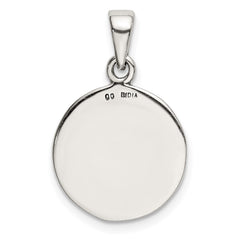 Sterling Silver LOVE YOU TO THE MOON Antiqued Star and Moon Pendant - 3