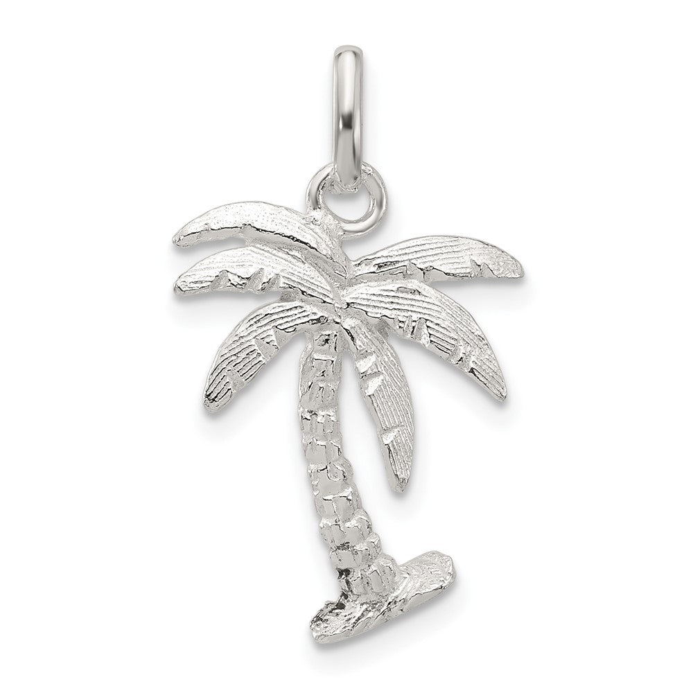 Sterling Silver Palm Tree Charm - 2