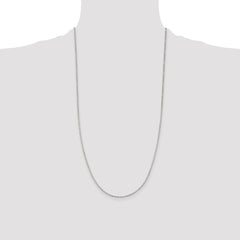 Sterling Silver 1.5mm Beveled Oval Cable Chain - 2