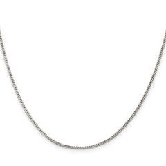 Sterling Silver 1.5mm Curb Chain - 7