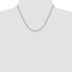 Sterling Silver Rhodium-plated 1.75mm Curb Chain - 3