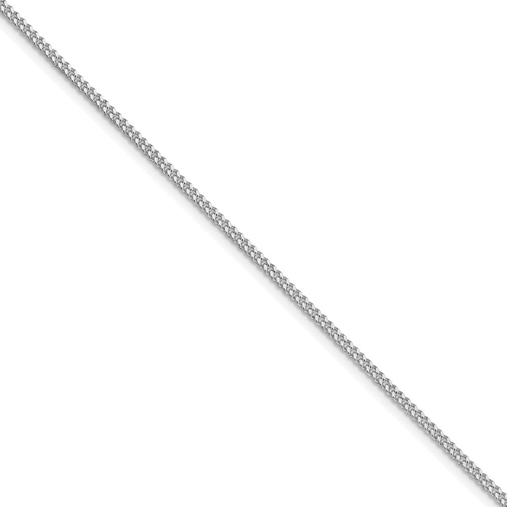 Sterling Silver Rhodium-plated 1.75mm Curb Chain - 4