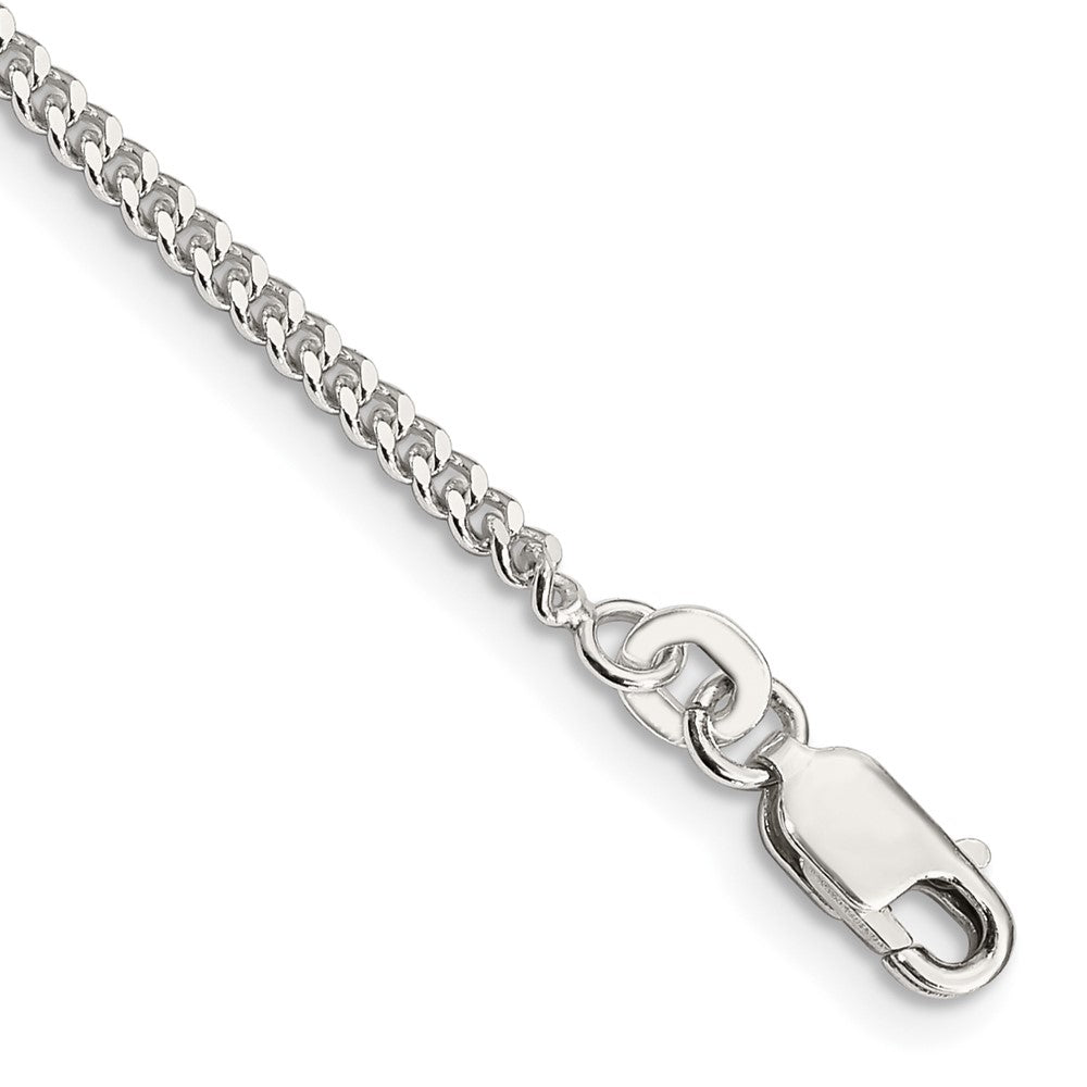 Sterling Silver 2mm Curb Chain - 9