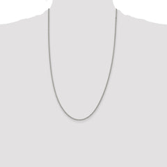 Sterling Silver Rhodium-plated 2mm Curb Chain - 6