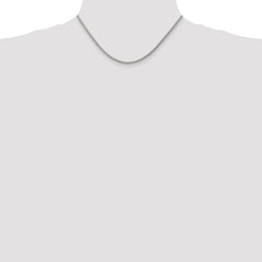 Sterling Silver 3mm Curb Chain - 11