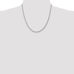 Sterling Silver 3mm Curb Chain - 9