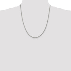 Sterling Silver 3mm Curb Chain - 8
