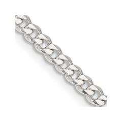 Sterling Silver 3.5mm Curb Chain - 6