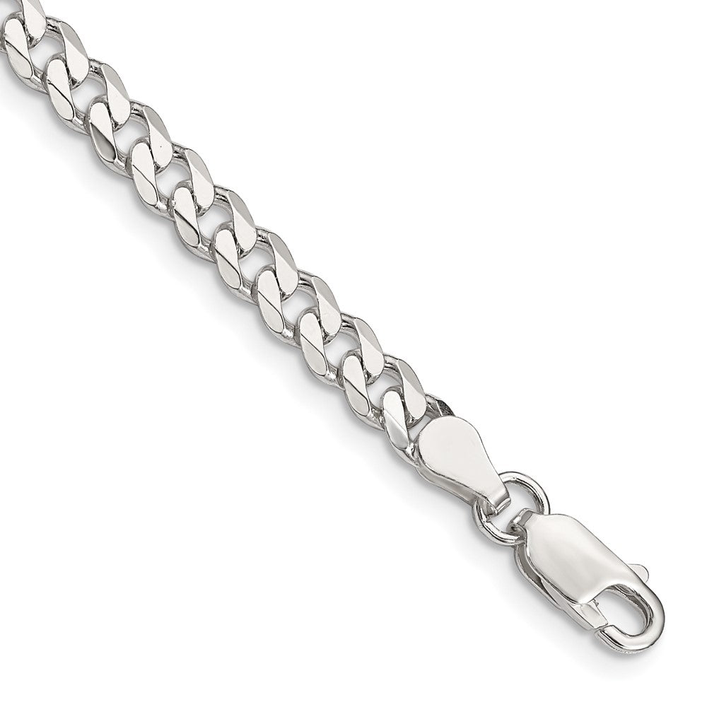 Sterling Silver 4.5mm Curb Chain - 10