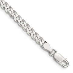 Sterling Silver 4.5mm Curb Chain - 10