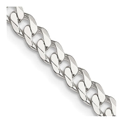Sterling Silver 4.5mm Curb Chain - 11