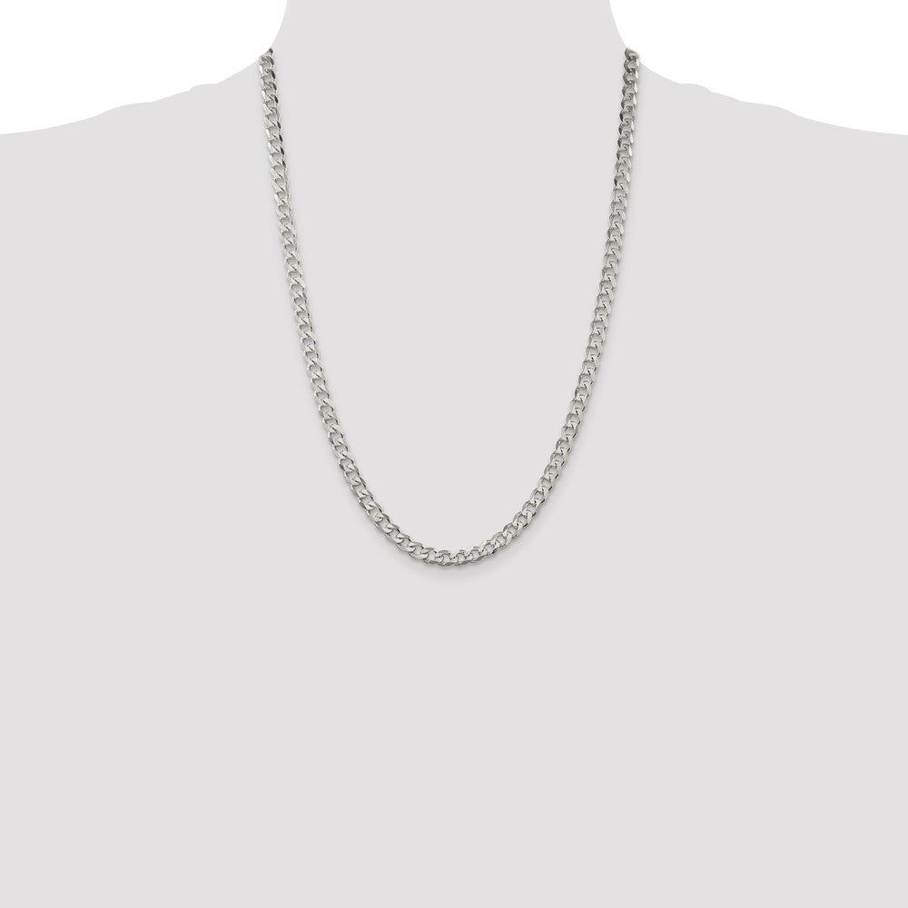 Sterling Silver 5.7mm Curb Chain