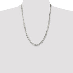 Sterling Silver 5.7mm Curb Chain