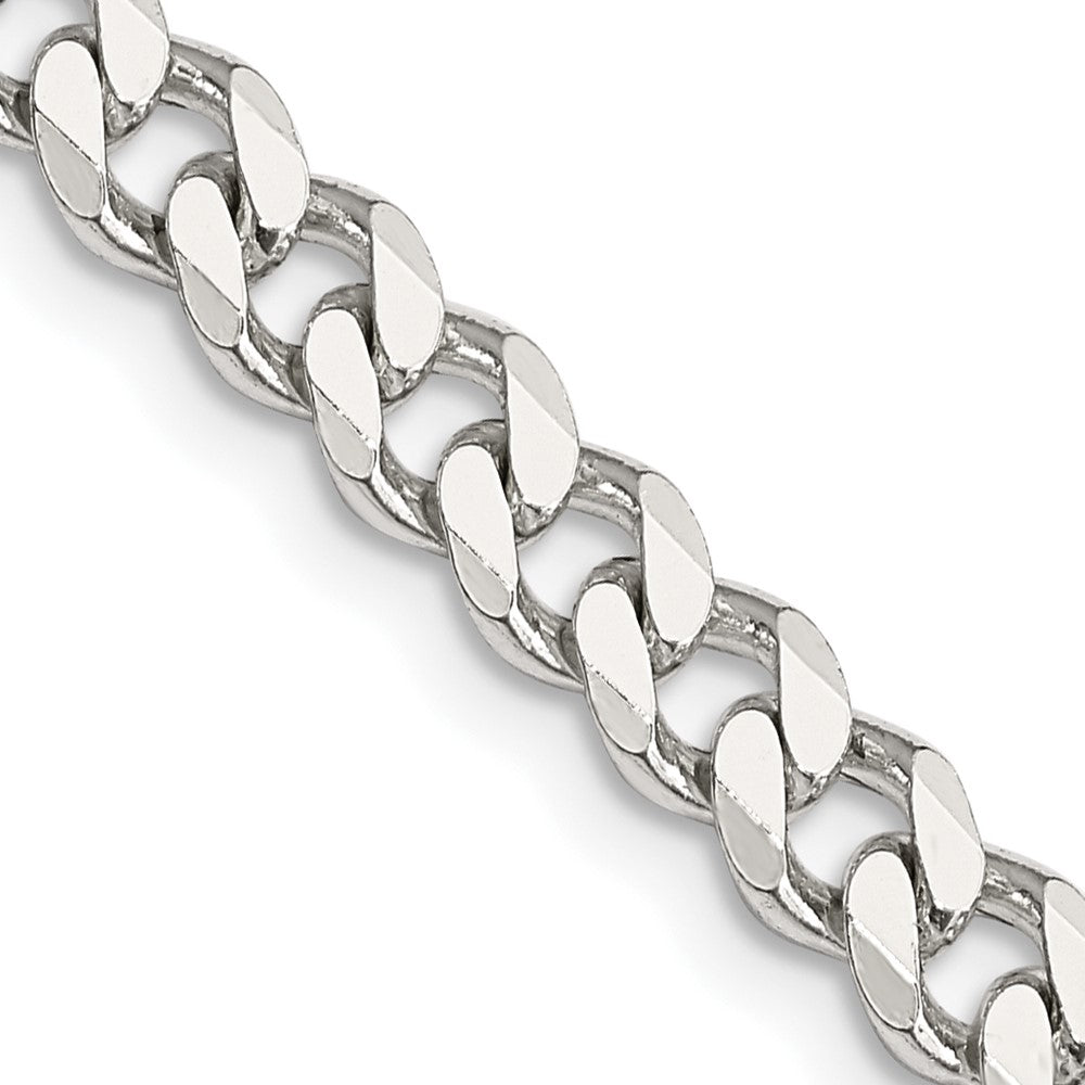 Sterling Silver 5.7mm Curb Chain - 11