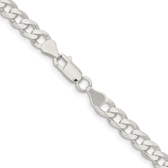 Sterling Silver 6.5mm Curb Chain - 12