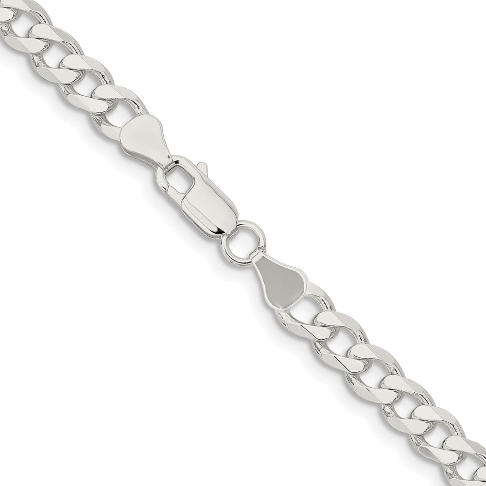 Sterling Silver 6.5mm Curb Chain