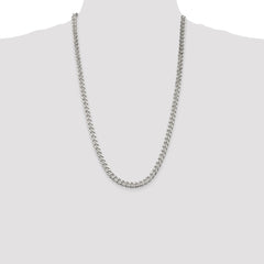 Sterling Silver 6.5mm Curb Chain