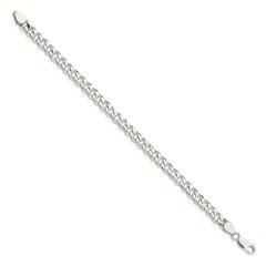 Sterling Silver 6.5mm Curb Chain - 10