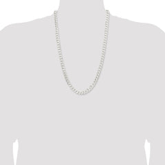 Sterling Silver 7.5mm Curb Chain - 3