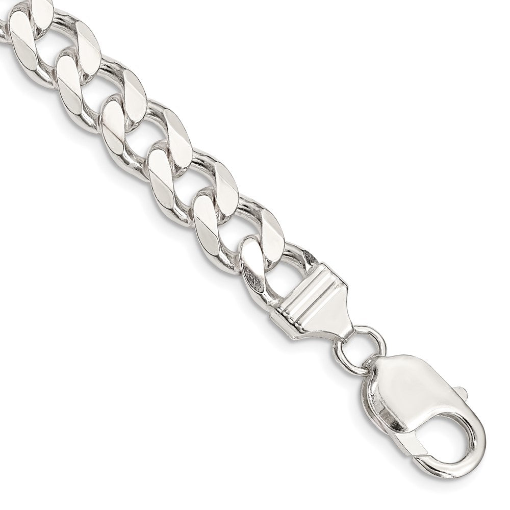Sterling Silver 9.3mm Curb Chain - 8