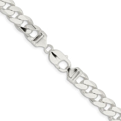 Sterling Silver 11mm Curb Chain - 2