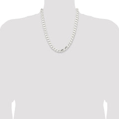 Sterling Silver 11mm Curb Chain - 2