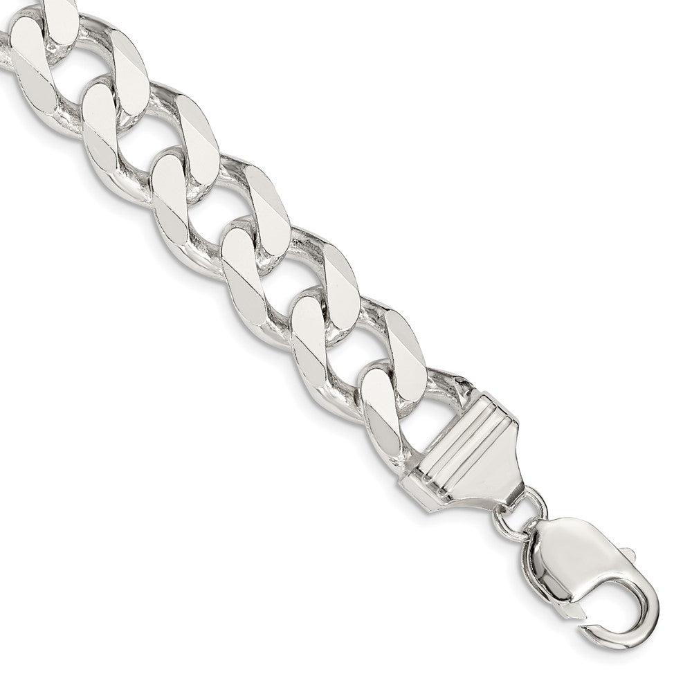 Sterling Silver 13mm Curb Chain - 6