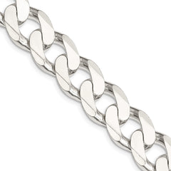 Sterling Silver 14.5mm Curb Chain - 5