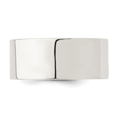 Sterling Silver 9mm Comfort Fit Flat Size 5 Band