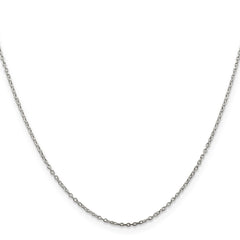 Sterling Silver 1mm Cable Chain - 12