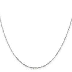Sterling Silver 1mm Cable Chain - 11