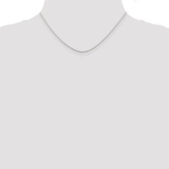 Sterling Silver 1mm Cable Chain - 13