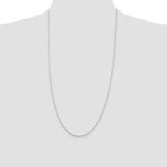 Sterling Silver 1mm Cable Chain - 5