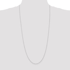 Sterling Silver 1.25mm Cable Chain - 7
