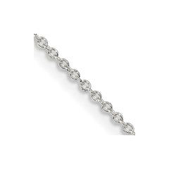 Sterling Silver 1.25mm Cable Chain - 2